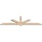 Ekena Millwork Kennewick Smooth Timber Gable Bracket, Douglas Fir, 72"W x 21"H x 1 1/2"D x 3 1/2"F, 7/12 Pitch GBW072X21X0204KEN00SDF - alternate 5